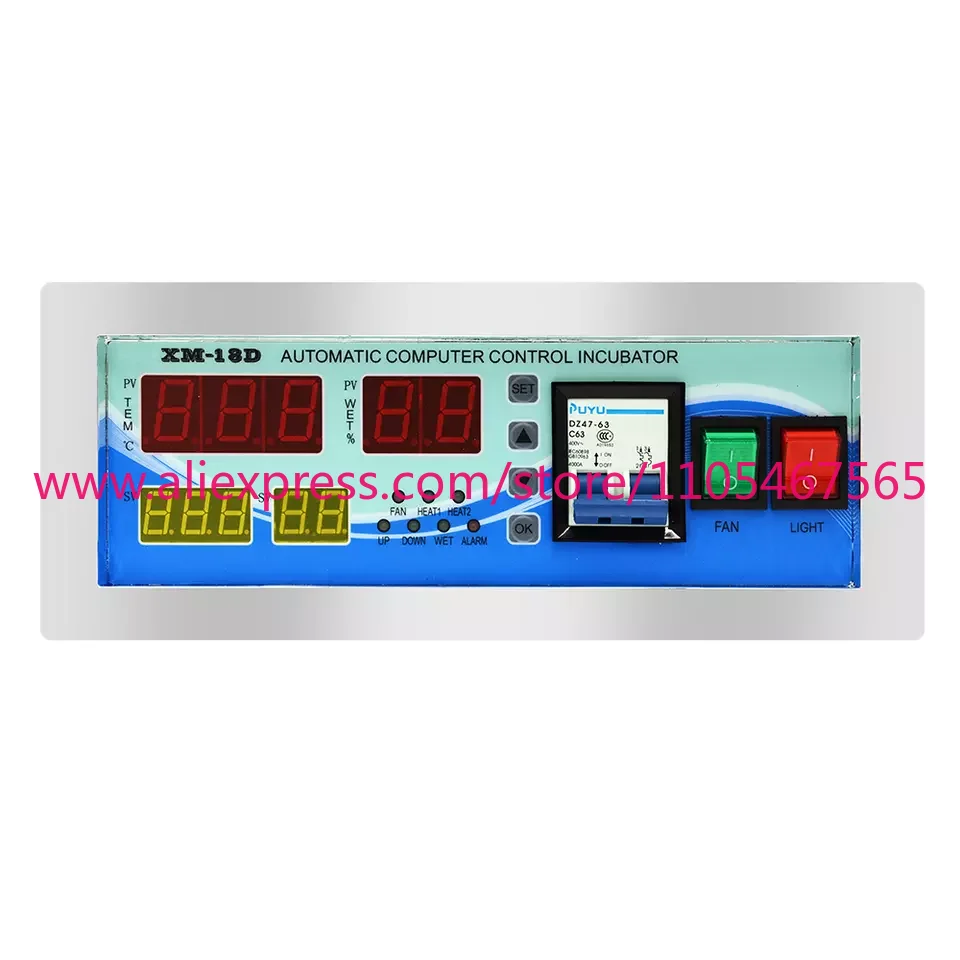 

XM18D Digital Multifunction Controller Temperature and Humidity Incubator Automatic Egg Incubator