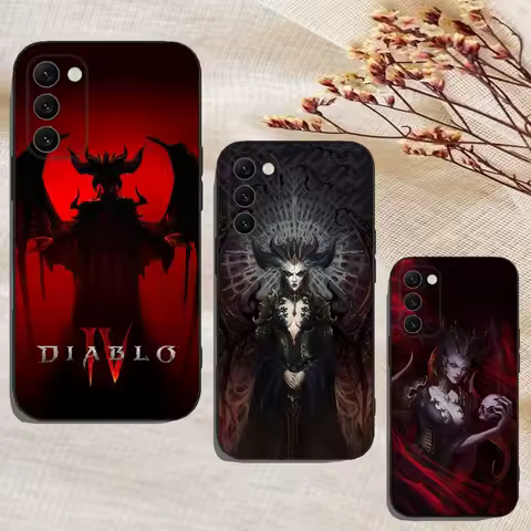 Game D-Diablo 4 Phone Case For Samsung Galaxy A13,A21s,A22,A31,A32,A52,A53,A71,A80,A91 Soft Black Cover
