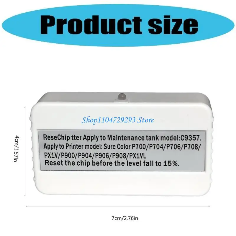 Y2GD C9357 نفايات حبر الصيانة شريحة شريحة شريحة ل PX1V P700 P703 P704 #6