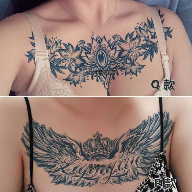 Tattoo Decals Corsage Waist Semi-Permanent Tattoo Stickers Men and Women Waterproof and Durable Juice