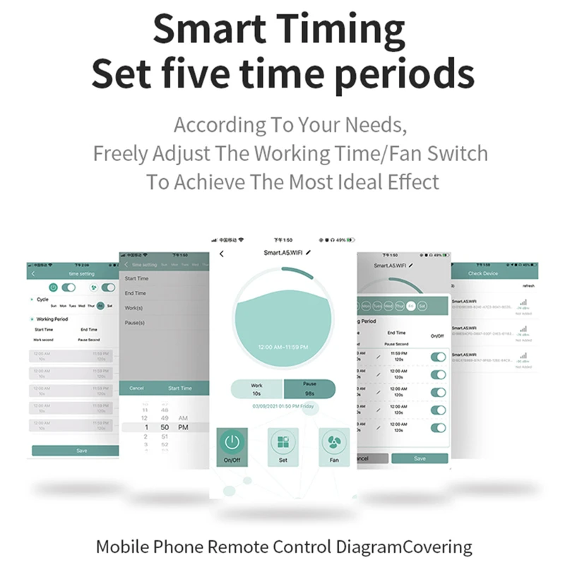 Namste Wifi Aromatherapie Diffuser Thuis Luchtverfrisser Apparaat 800Ml Aroma Diffuser Professionele Slimme Timing Elektrische Oasis Hotels