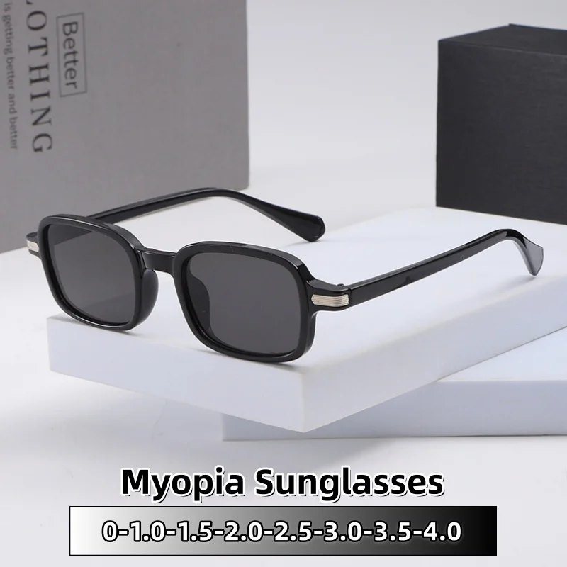

Versatile High-end Square-shaped Small-frame Myopia Sunglasses UV Protection Trendy Glasses for Driving Street Photography