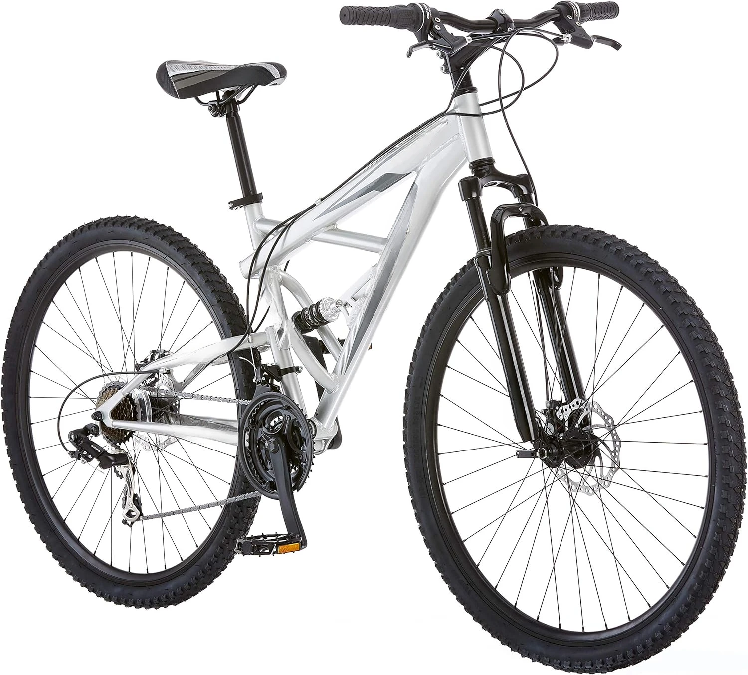 

Full Suspension Mountain Bike, Men and Women, 18-Inch Aluminum Frame, 29-Inch Wheels