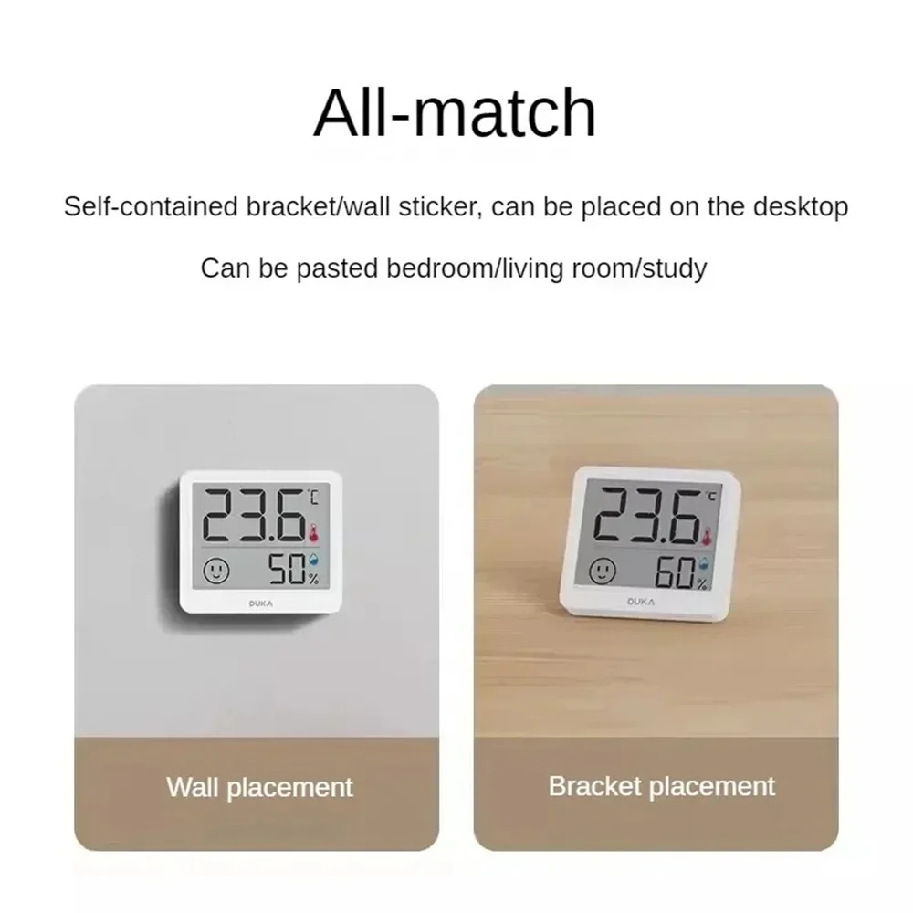 LCD ميزان الحرارة الرقمي الرطوبة درجة الحرارة الصغيرة مقياس الرطوبة الاستشعار غرفة داخلية سيارة محطة درجة الحرارة الإلكترونية الطقس