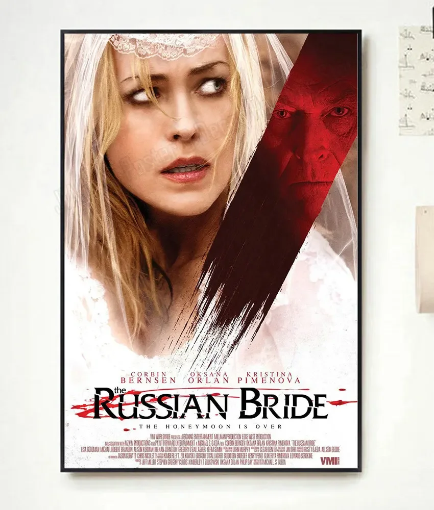 NP056 The Russian Bride Movie 1 Classic Film Fashion Trend Beautiful home Art Decor Silk Poster Wall Sticker Deco Gift