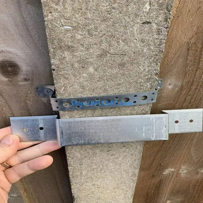 Y6GD Colonna per recinzione da giardino aggiornata che monta robusto palo per recinzione 10 pezzi/set per stabilità