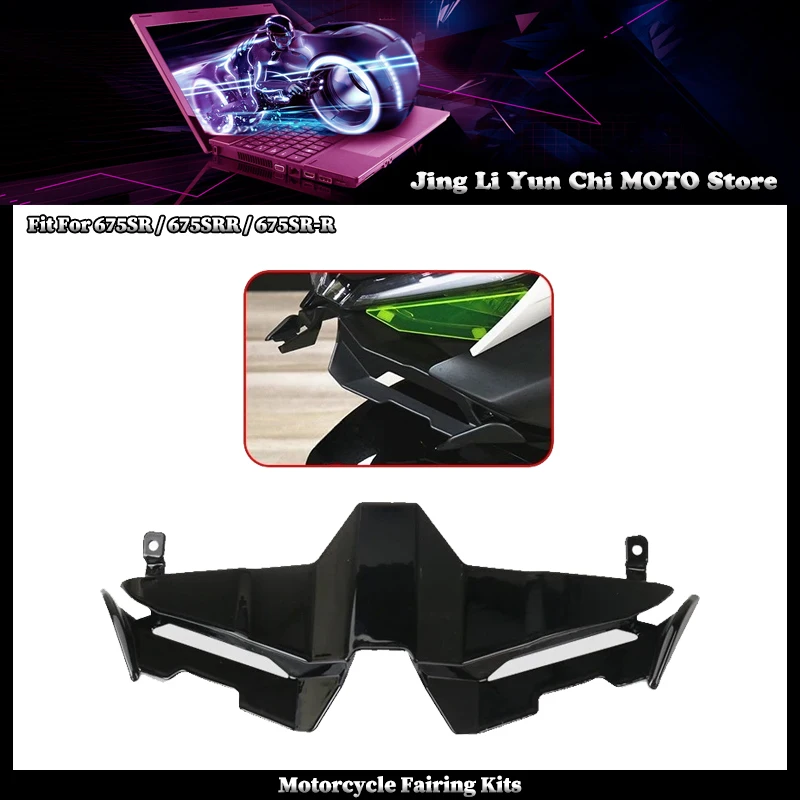 

Motorcycle Front Fairing Winglets Aerodynamic Wing Shell Cover Protection Guards Kit Fit For CFMOTO 675SR 675SR-R 675SRR 675