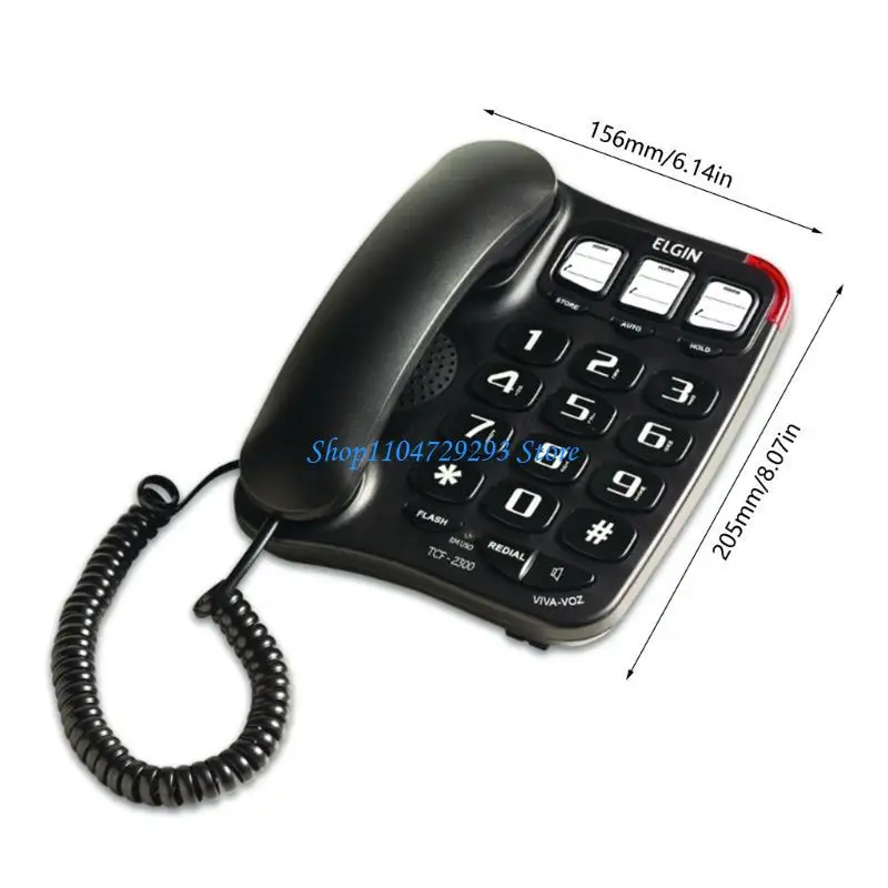 Y2GD Ringtone Loud Telepon Rumah Tetap Untuk Lansia dan Individu Gangguan Pendengaran