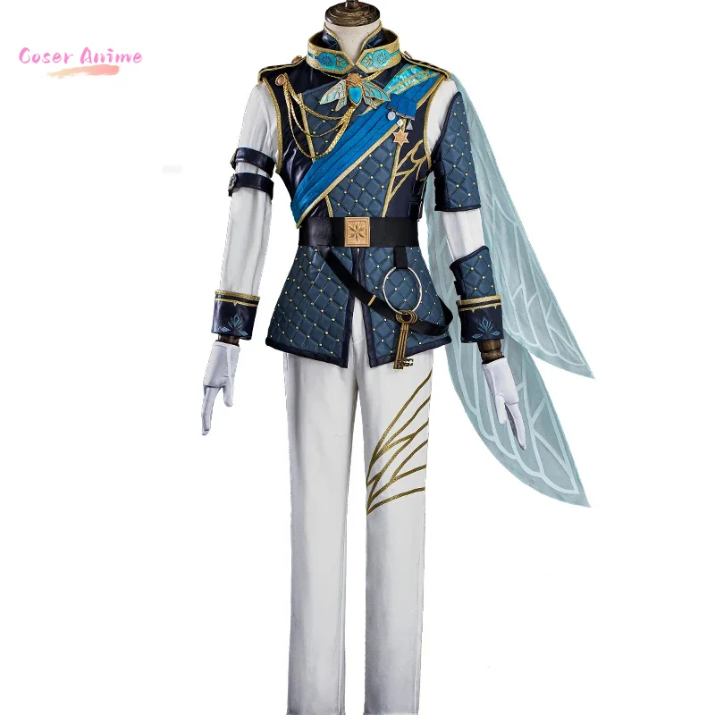 【Coser】أزياء لوكا بالسا التأثيرية لعبة الهوية على شكل حرف V زي حفلة الهالوين للنساء والرجال دعائم الكرنفال