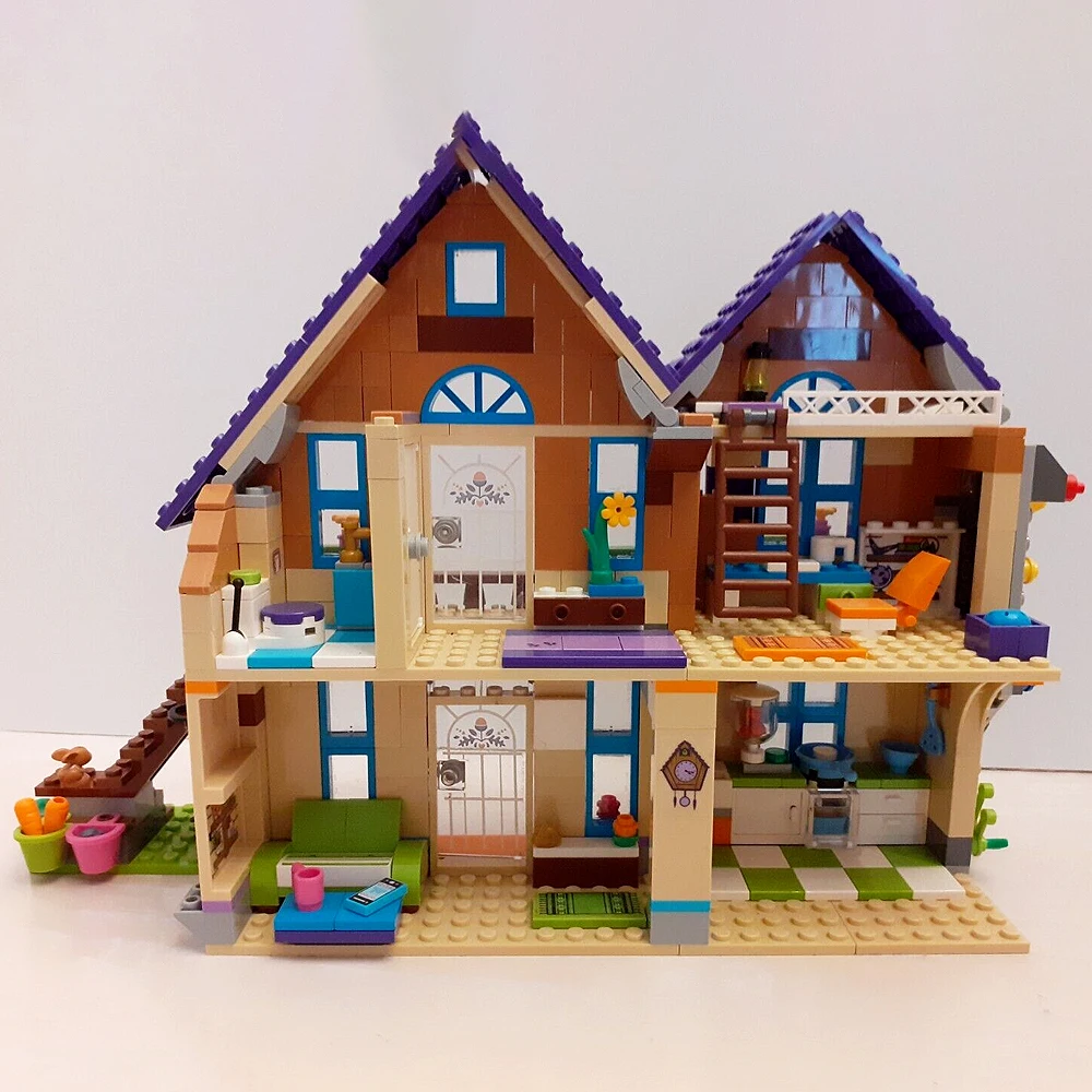 creative expert villa decoration street view Architecture moc Building Block bricks model toy for friends birthday gifts 715pcs