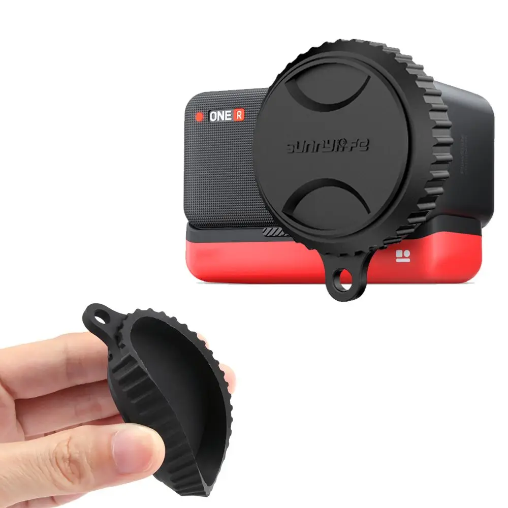 Accessory Camera Cover Lens Cover Protective Silicone Lens Cap For Insta360 ONE RS/R 1-inch Leica