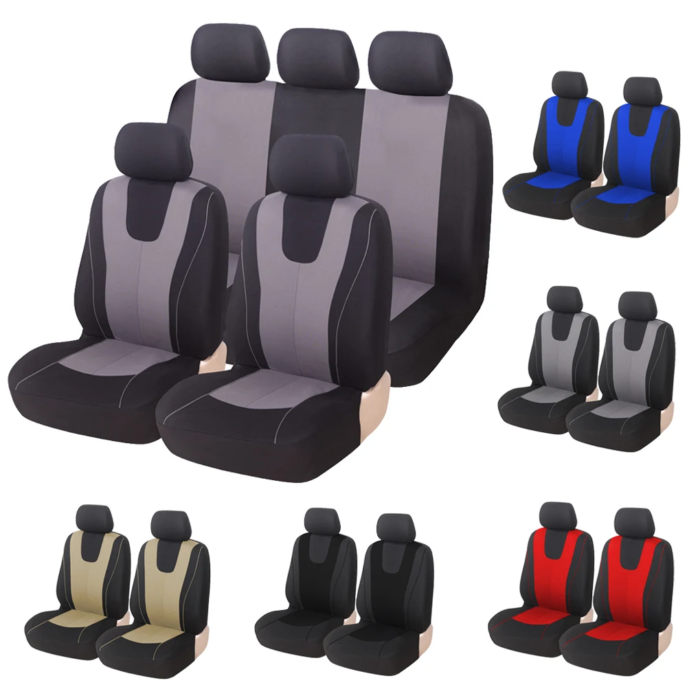 

Car Interior For MINI ONE COOPER Paceman Clubman Countryman Fabric Car Seat Cover FrontRear Cushion Breathable Protector Mat Pad