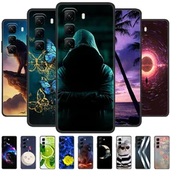 For Infinix Hot 50 Pro Plus 4G Fashion Case Shockproof Back Cover For Infinix Hot 50 Pro Plus Animals Painted Silicone Case