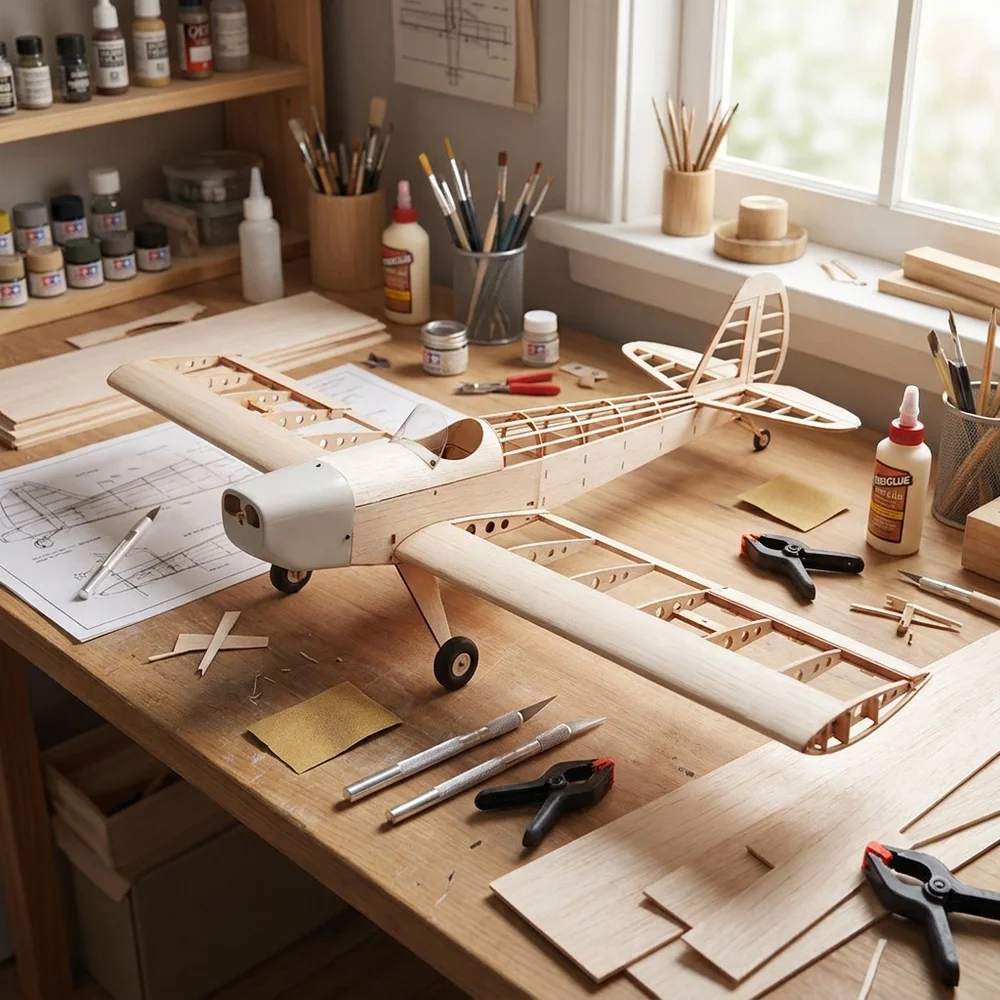 kit-aereo-rc-in-scala-spacewalk-1020mm-in-balsa-modello-ad-ala-fissa-tagliato-al-laser-fai-da-te-aeromodello-sportivo-per-hobbisti-e-costruttori