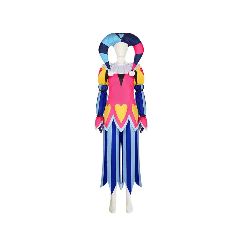 

A;3\v,7'd/Fizzarolli Cosplay Tops Pants Hat Neckwear Gloves Set Dress Up Role Play Halloween Carnival Costume w.3;v'6\b/