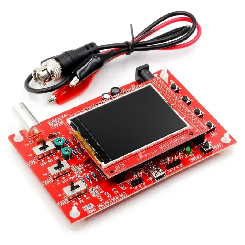 DSO138 Oscilloscope Kit-DIY Electronic Learning Kit Handheld Pocket Digital Oscilloscope Semi-finished Electronic Production Kit