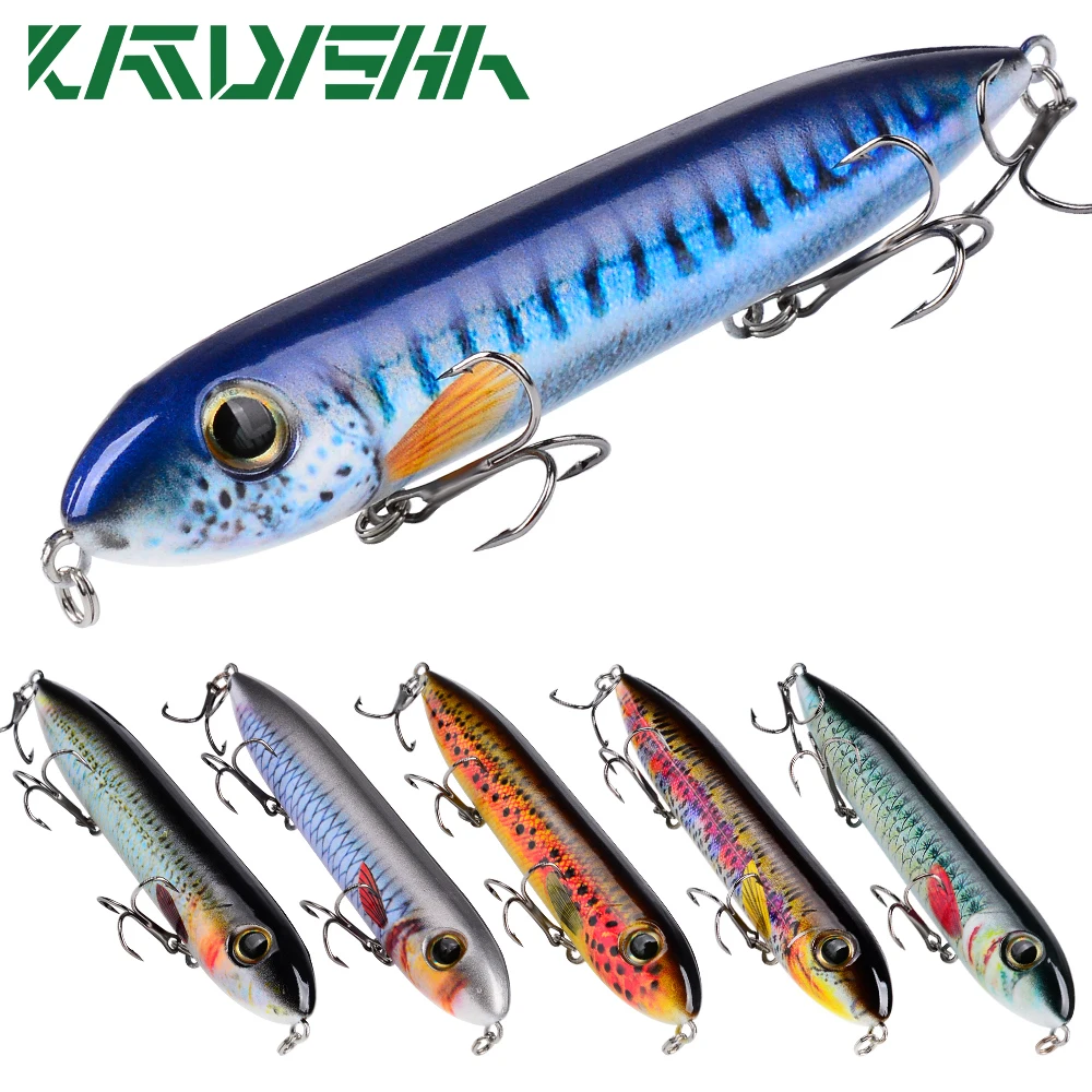 

Popper Fishing Lures Super Spook Topwater Fishing Lure for Saltwater and Freshwater size 12g/10.2cm 26g/13.5cm 1pc sell