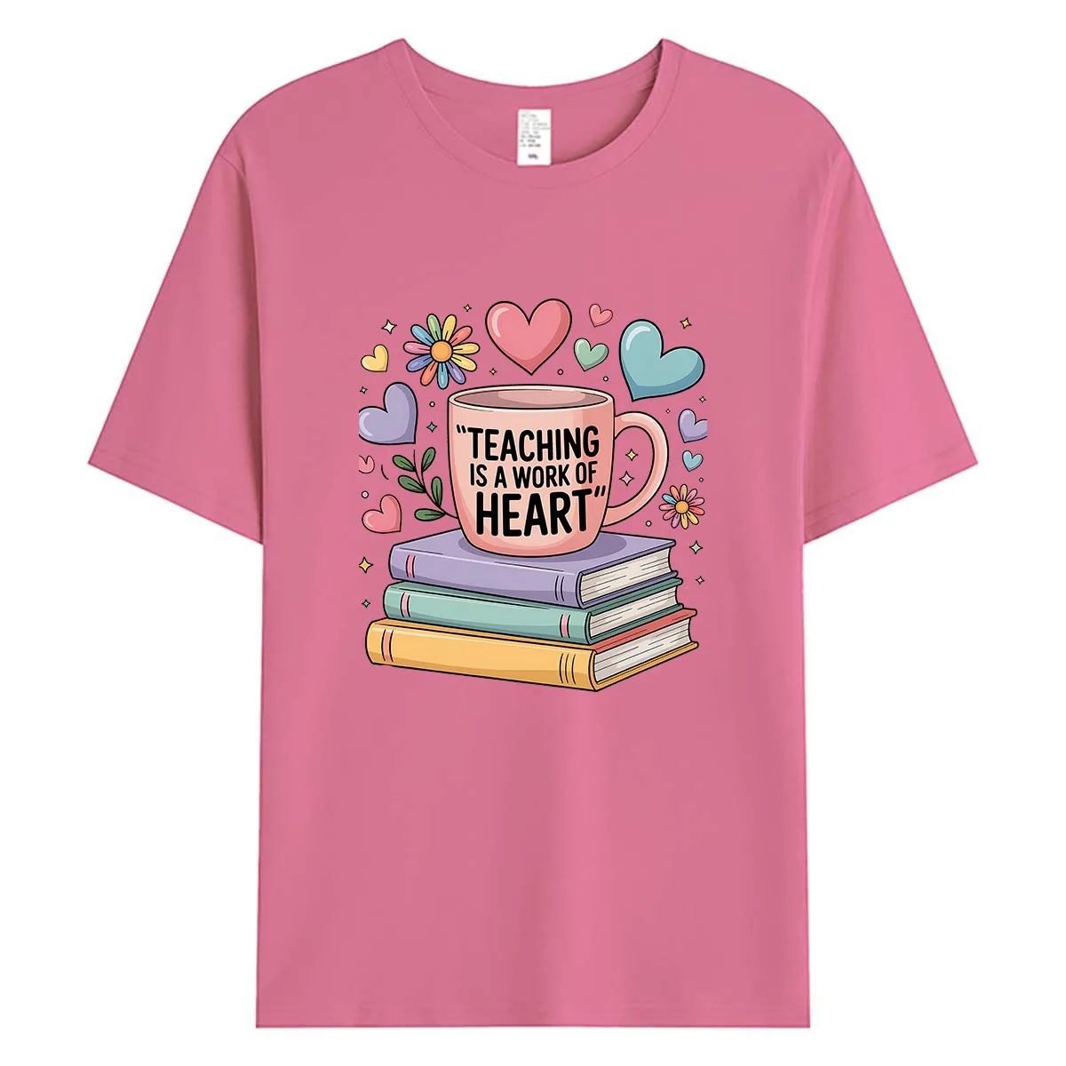 

Women's Tee Fashion Short Sleeve Tshirt Cotton T-shirt Loose Fit Lady Tops Soft & Breathable New Graphic Print Summer Crewneck