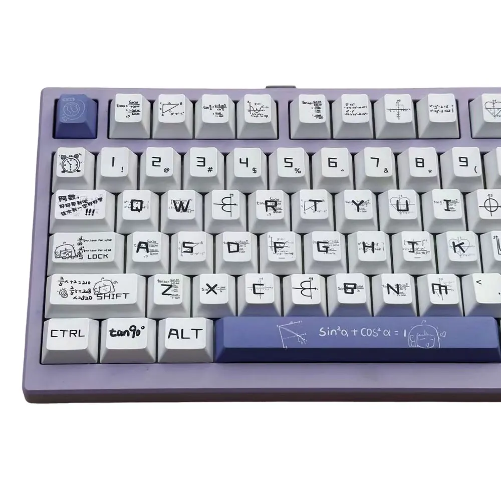 137 Keys Confession Theme Keycaps Full Set Cherry Height PBT Thermal Sublimation For 61 75 87 98 104 108 Mechanical Keyboard