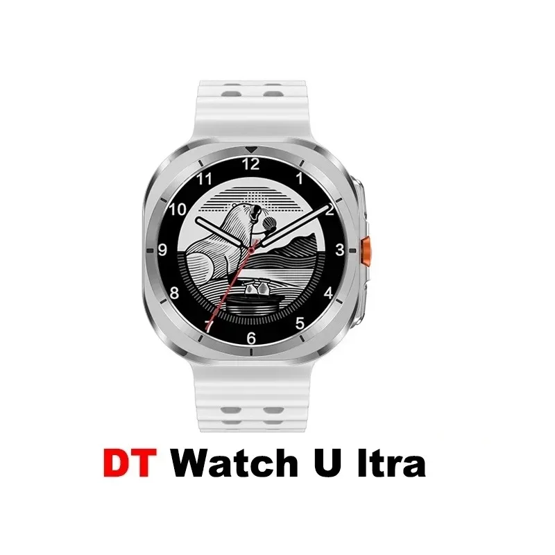 2024 DT Watch Ultra SmartWatch 47mm 32Gb الذاكرة الموسيقى المحلية بلوتوث دعوة ثلاثية الأبعاد القائمة بلوتوث الرياضة ساعة ذكية للرجال والنساء