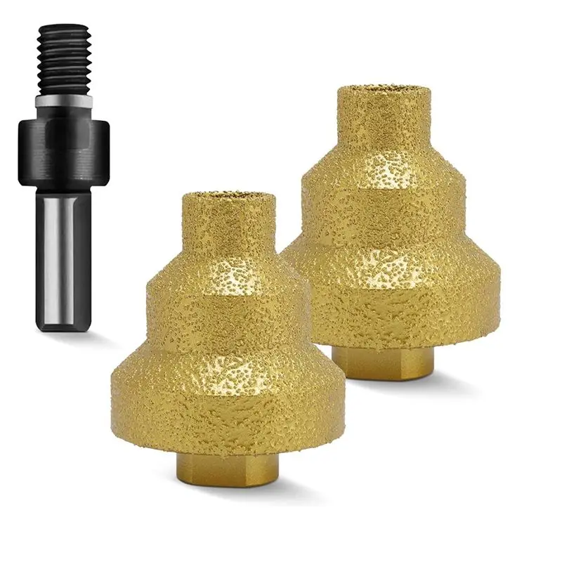 

TFORU-2Pcs Diamond Cone Hole Opener Drill Bits, 20Mm 35Mm 50Mm, Ideal For Marble And Stone Cutting
