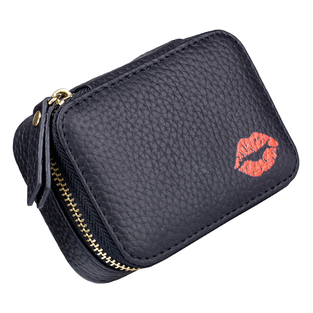 Bag Convenient Lipstick Mirror Pouch Holding Simple Storage Travel Makeup Carrying Random Style Small Bags