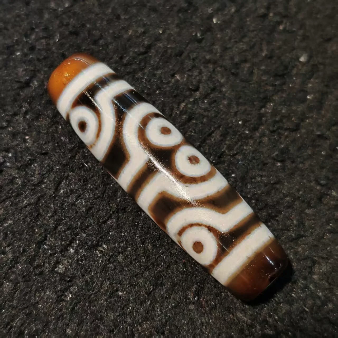 

10 шт., Тайваньская инфильтрационная кофейная голова, белый сердечник, 50*13 мм, агатовые бусины, ожерелье, кулон, аксессуар «сделай сам», Дзи