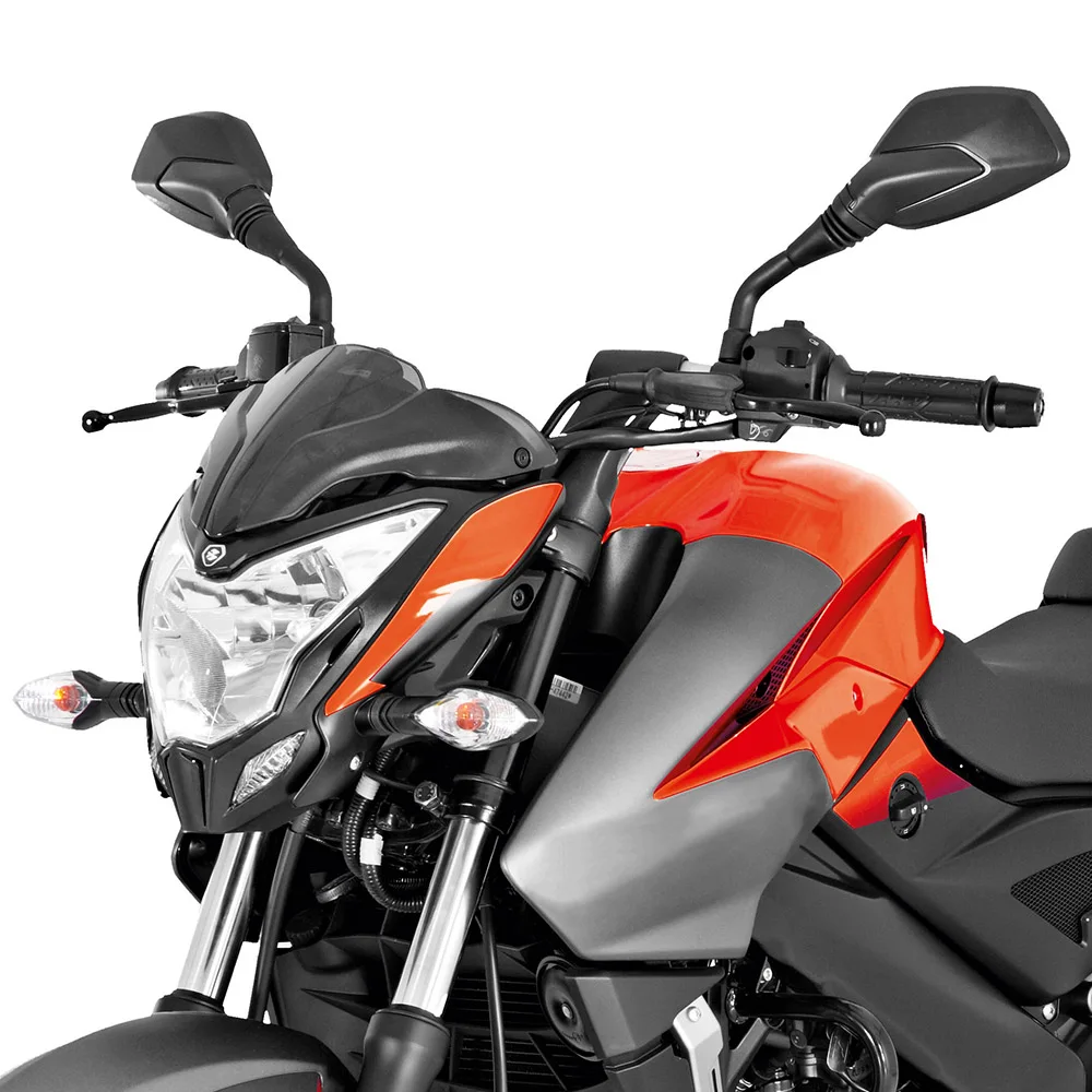 For BAJAJ Pulsar NS200 NS 200 RS 200 Motorcycle Accessories Risen Windscreen Extension Windshield Spoiler Wind Deflector Guard