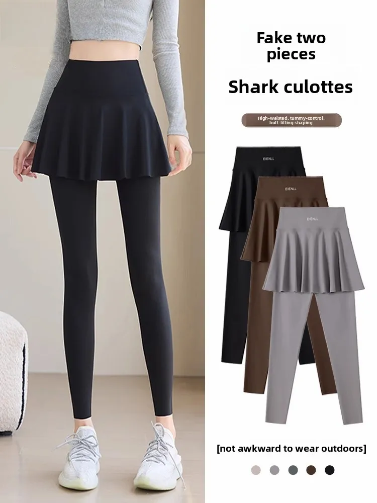 

Брюки для йоги с высокой талией из модала, женские весенние новые утягивающие шорты из коровьей кожи с kets Fitn, брюки из девяти предметов