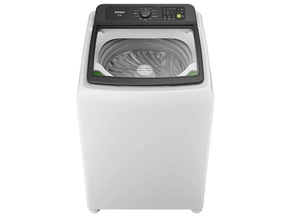 Lavadora de Roupas Consul 16kg Cesto Inox 12 programas Branco CWN16AB - 220V
