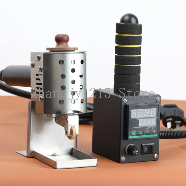 WT-90TJ Hand Pushed Hot Melt Adhesive Machine Glue Labeling Machine Glue Rolling Machine 220V/110V 150W 50mL 3mm/5mm/8mm/10mm