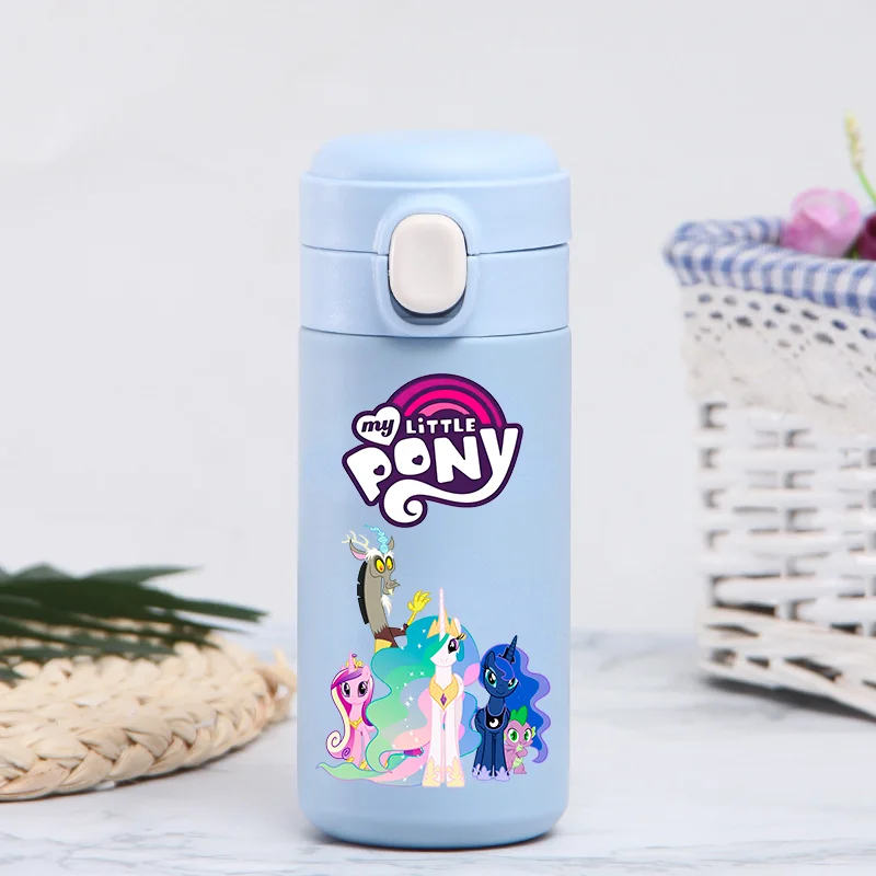 My Little Pony-termo portátil para deportes al aire libre, botella de agua de gran capacidad de acero inoxidable, 320ml/420ml