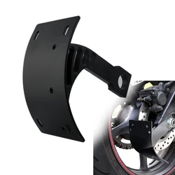 Black Aluminum Motorcycle Swingarm Side Mount Curve License Plate Bracket for 2006-2013 Suzuki Boulevard M109R 2011 2012 2013