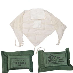 Army Troop Training Compression 82 triangolo asciugamano fasciatura Kit di pronto soccorso garza di emergenza sterilizzazione a compressione soccorso medico