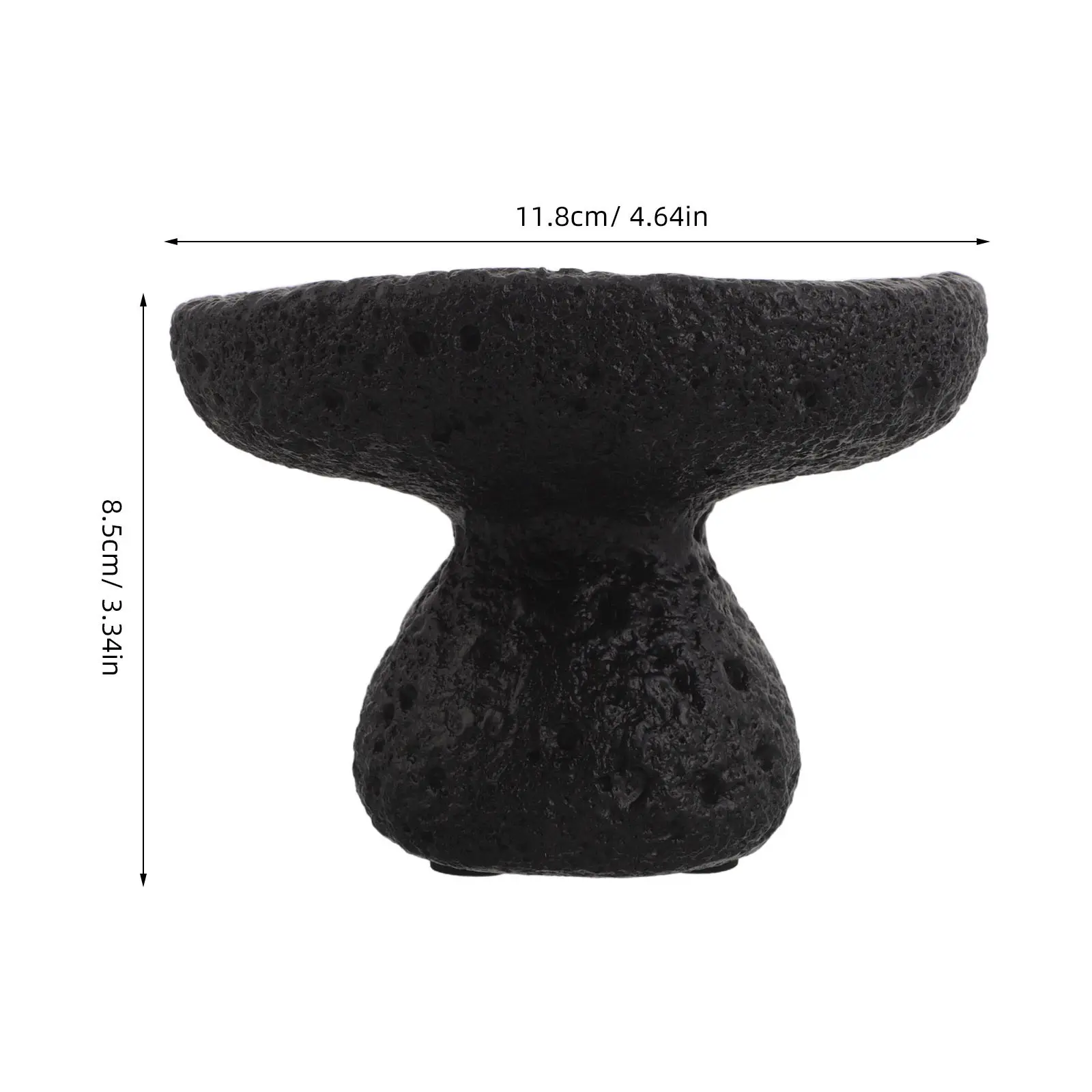 Essential Oil Diffuser Stone Plate Cement Footed Aromatherapy Tray Rustic Decorative Aroma Oil Drip Tray Home Fragrance Stone