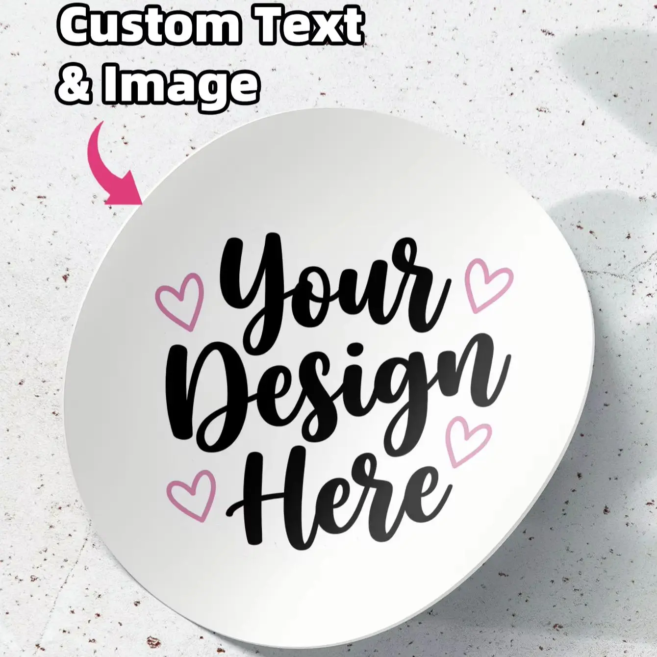 Autocollants ronds personnalisés en PVC, 1 à 100 pièces, étiquettes décoratives avec texte et photo personnalisés pour fête d'anniversaire, étiquettes personnelles et sceaux pour enveloppes