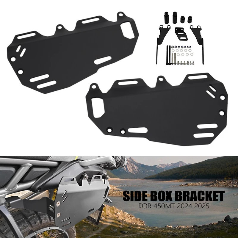

For CFMOTO 450MT Motorcycle Luggage Rack Saddlebag Side Bag Bracket 450 MT MT450 2024 2025 Side Luggage Carrier Side Box Brack