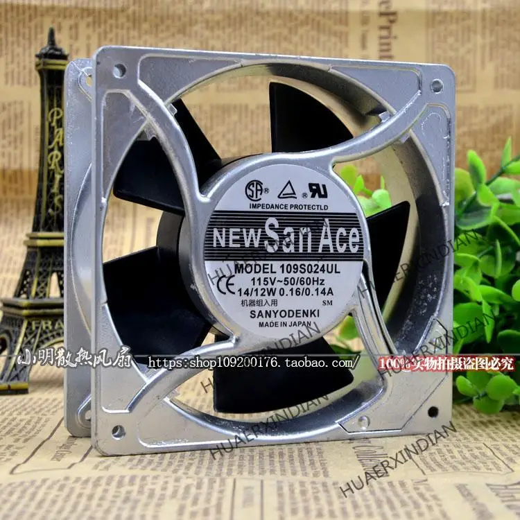 Mới 109S024UL 109S005UL 109S075UL 109S074UL 12CM115V Quạt Làm Mát Bộ Lắp Ráp