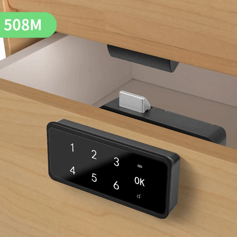 Keyless Fingerprint Drawer Lock Electronic Fingerprint Digital Storage Locker Lock Simple Reliable Password