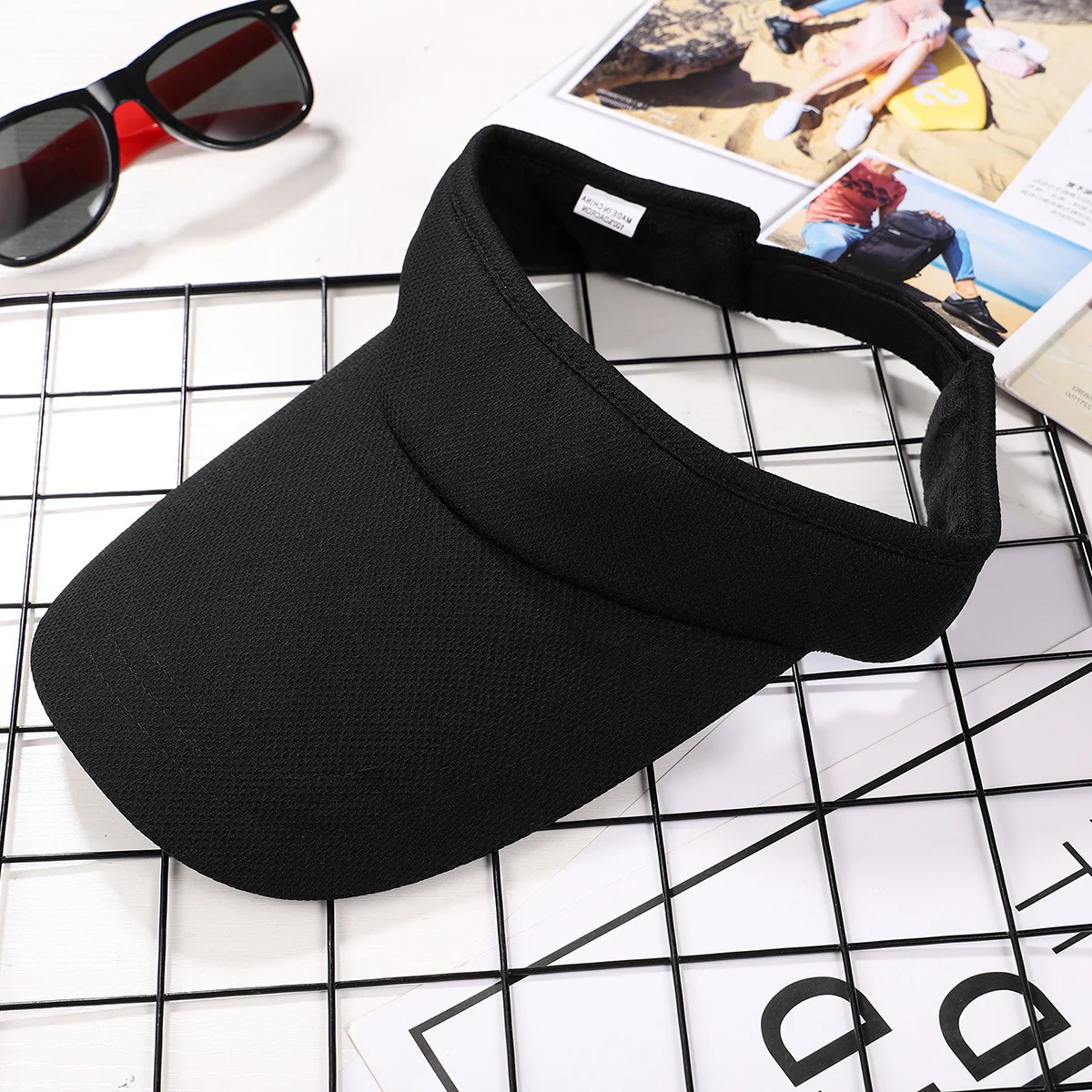 

Sun Visors Adjustable Sun Hat Outdoor Travel Exercise Uv Protection Lightweight Durable Visor Caps