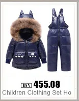 2026 Fashion Winter Duck Down Jacket for Big Boy Children Wear Parka Garments Clothes Thickened Hooded Feather Coat Clothing 6-1