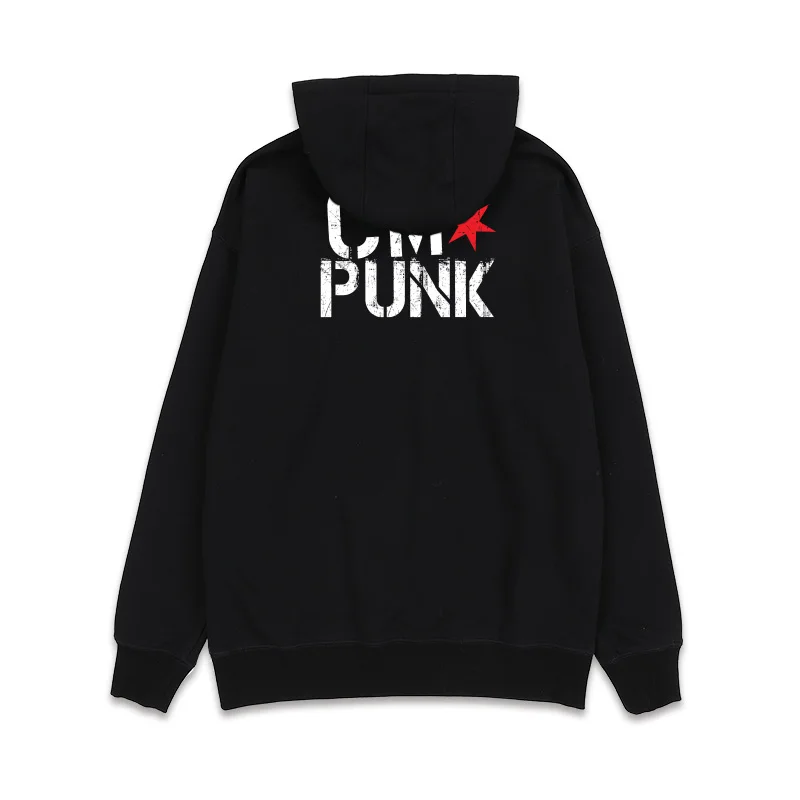 Men And Women Printed Hoodie Long Sleeve PUNK Series Oversized  American Fashion Brand WWE New Tracksuit Loose Classic Simple