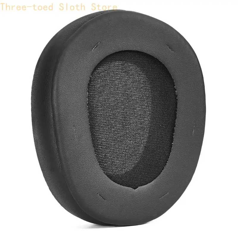 Schwarze Ohrabdeckungen für XIBERIA Over-Ear-Gaming-Kopfhörer, Ersatzpaar mit weicher Polsterung für Arbeitstage, Studie E74A – Detail 4