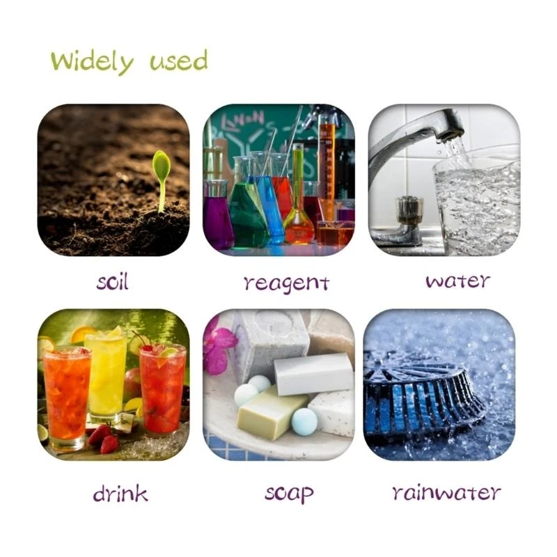 F92C 80 Strips Meter Test Strips Testing Measuring Tool Litmus Test Paper Alkaline Acid for Water Soil