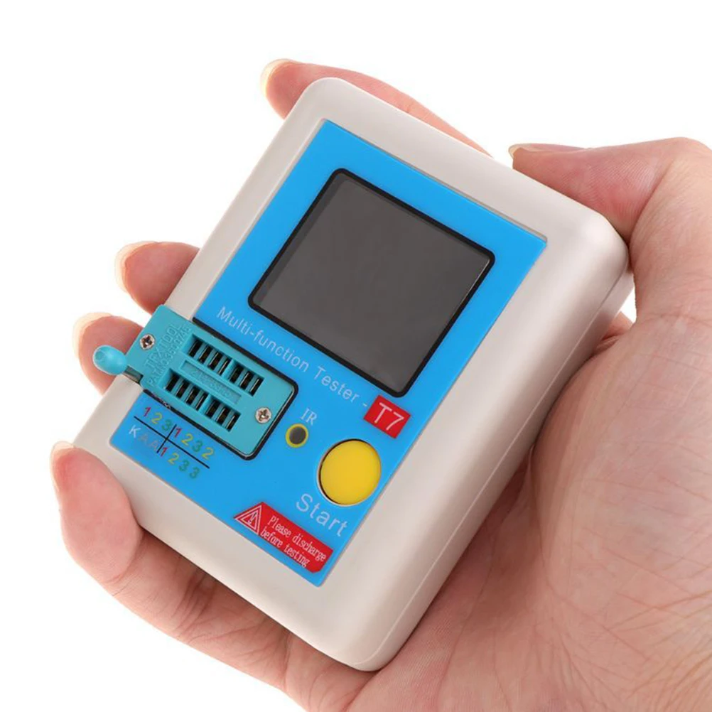 

Screen Tester Professional Resistance Inductance Capacitance Meter NPN PNP MOSFET Diode Triac JFET