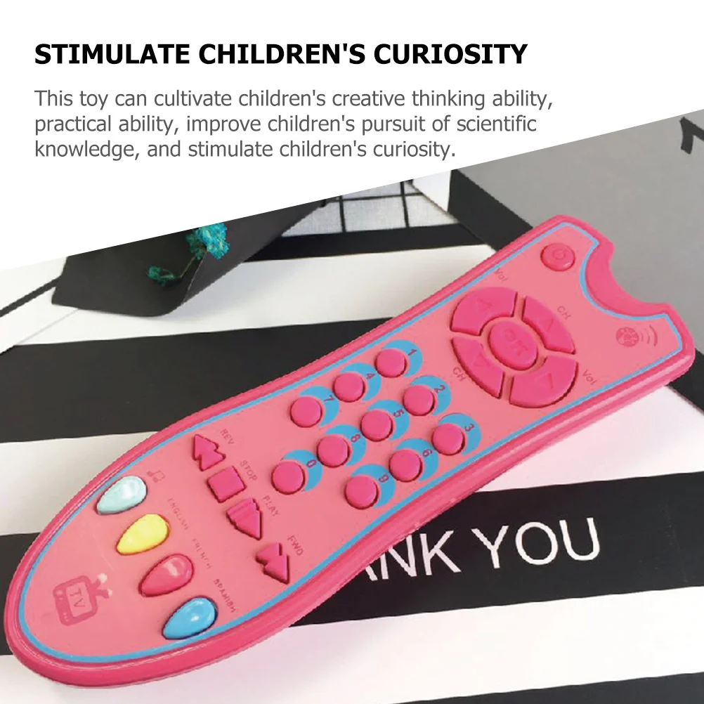 Baby Remote Controls Simulation Remote Control Interactive Learning Cognitive Plaything Early Educational Gift for Toddlers