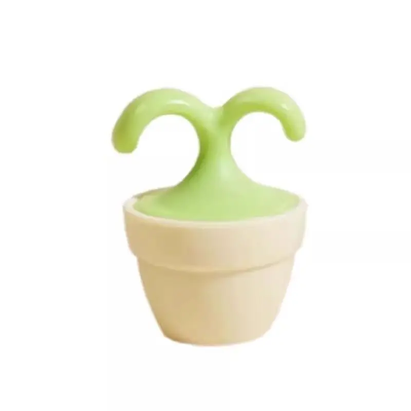 2/1Pcs Potted Plant Eye Massager Portable Ice Compress Rollerball for Puffiness & Dark Circles Relief Travel Face Neck Care Tool view 6
