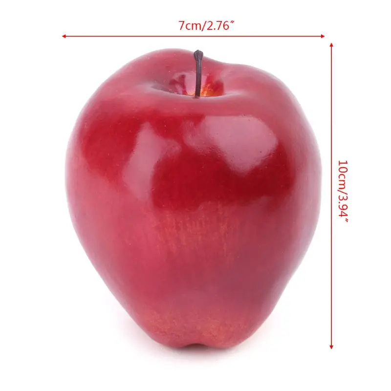 Frutta artificiale realistica realistica Red Delicious Kitchen Fake Display Deco