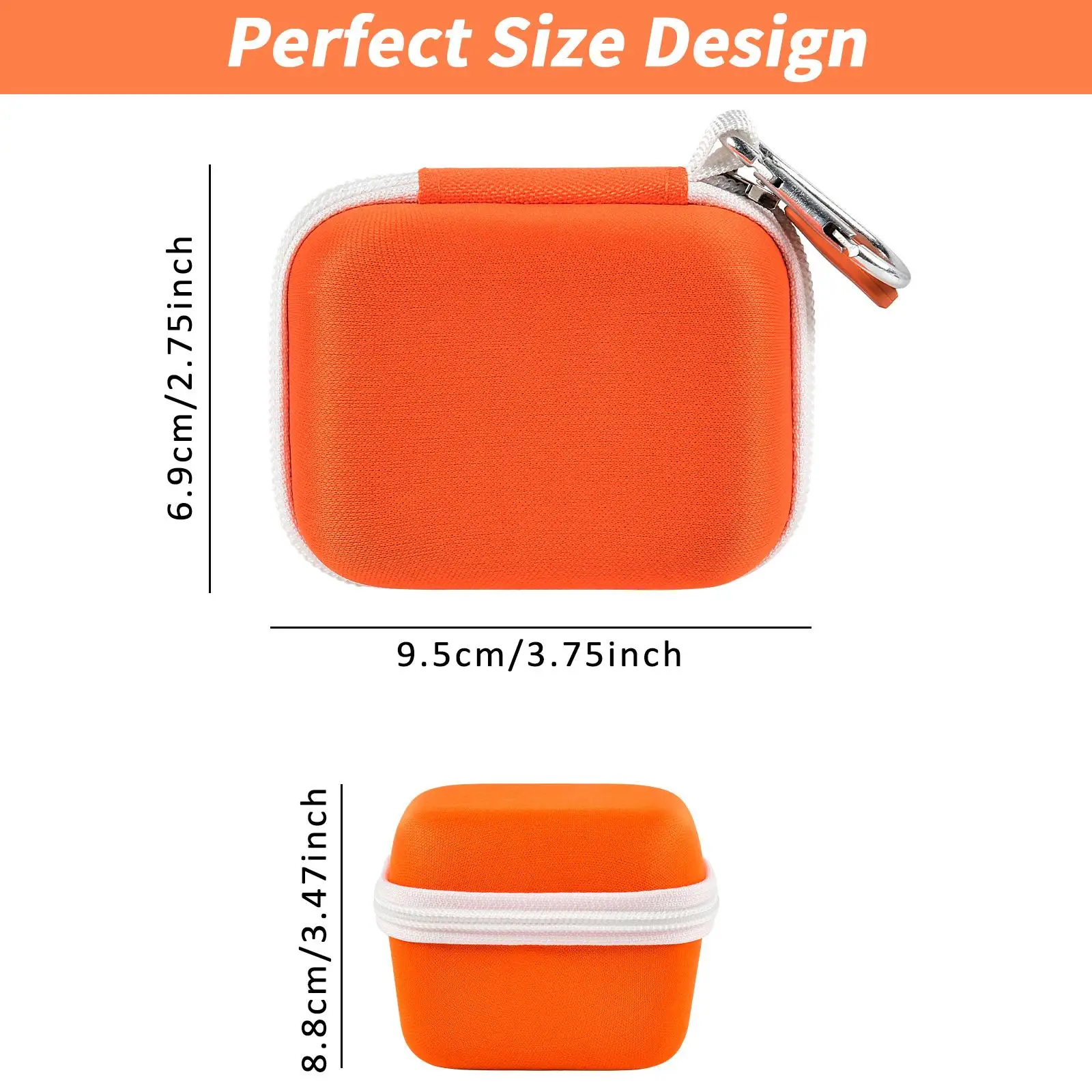 Air Mattress Inflator Storage Case Portable EVA Drop Resistant Travel Box for Compressor and Accessories