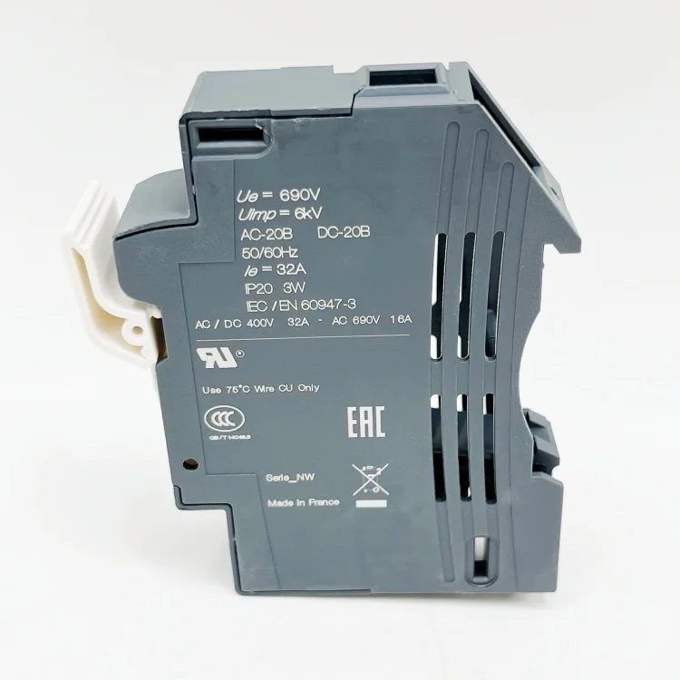 Fuse Holder 32A 690V 10x 38mm 1 Pole DF101